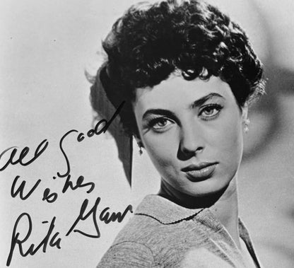 Rita Gam, Hand Signed Original 25cm x 20cm Film Photo With COA