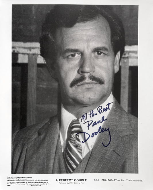 Paul Dooley, American Award Winning Actor, Hand Signed Original 25cm x 20cm Photo & COA