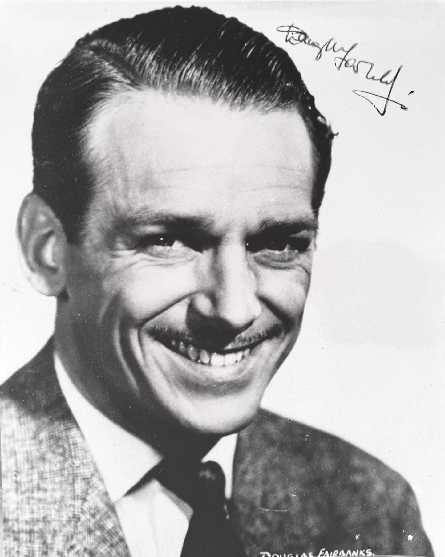 Douglas Fairbanks Junior - Hand Signed Original Publicity Photo & COA