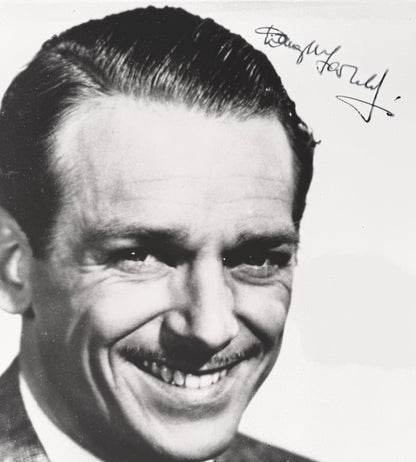 Douglas Fairbanks Junior - Hand Signed Original Publicity Photo & COA
