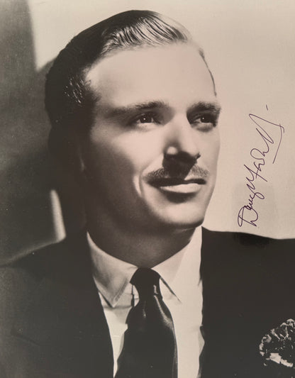 Douglas Fairbanks Junior - Hand Signed Original Publicity Photo & COA
