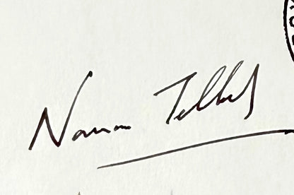 Norman Tebbit, Conservative Government Minister, Hand Signed 2013 Margaret Thatcher FDC & COA