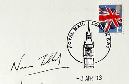 Norman Tebbit, Conservative Government Minister, Hand Signed 2013 Margaret Thatcher FDC & COA
