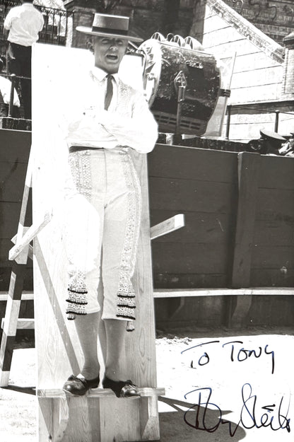 Tommy Steele, British Award Winning Actor Hand Signed Original 25cm x 20cm Photo & COA