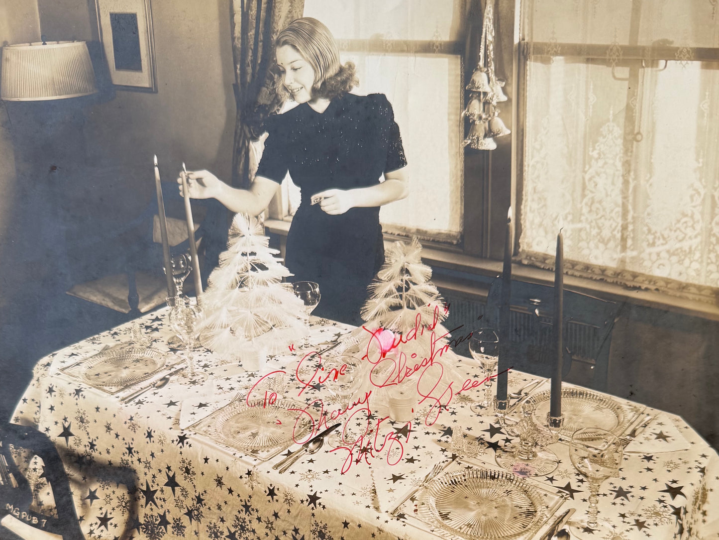 Mitzi Green, Hand Signed Original 25cm x 20cm Original Film Photo With COA