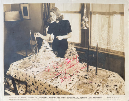 Mitzi Green, Hand Signed Original 25cm x 20cm Original Film Photo With COA