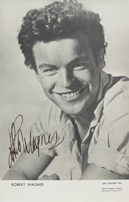 Robert Wagner, Hand Signed Framed 30cm x 25cm Original Photo & COA