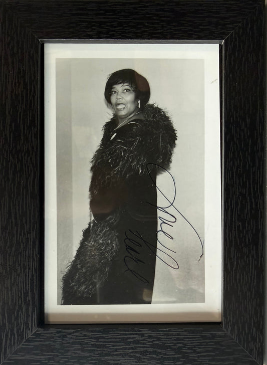 Pearl Bailey, Actress, Singer, Hand Signed Framed Photo & COA