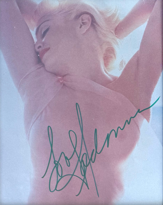 Madonna, Actress, Singer, Cultural Icon, Hand Signed Framed Photo With COA