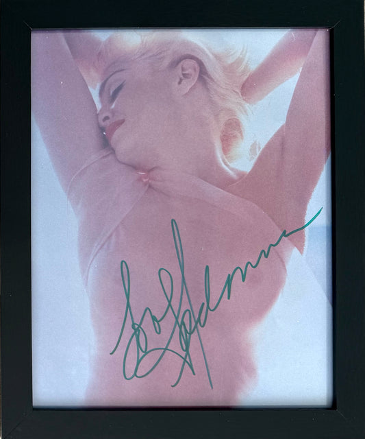 Madonna, Actress, Singer, Cultural Icon, Hand Signed Framed Photo With COA