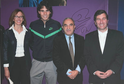 Rafael 'Rafa' Nadal, Tennis Legend, 100% Hand Signed Framed 30cm x 20cm Photo COA