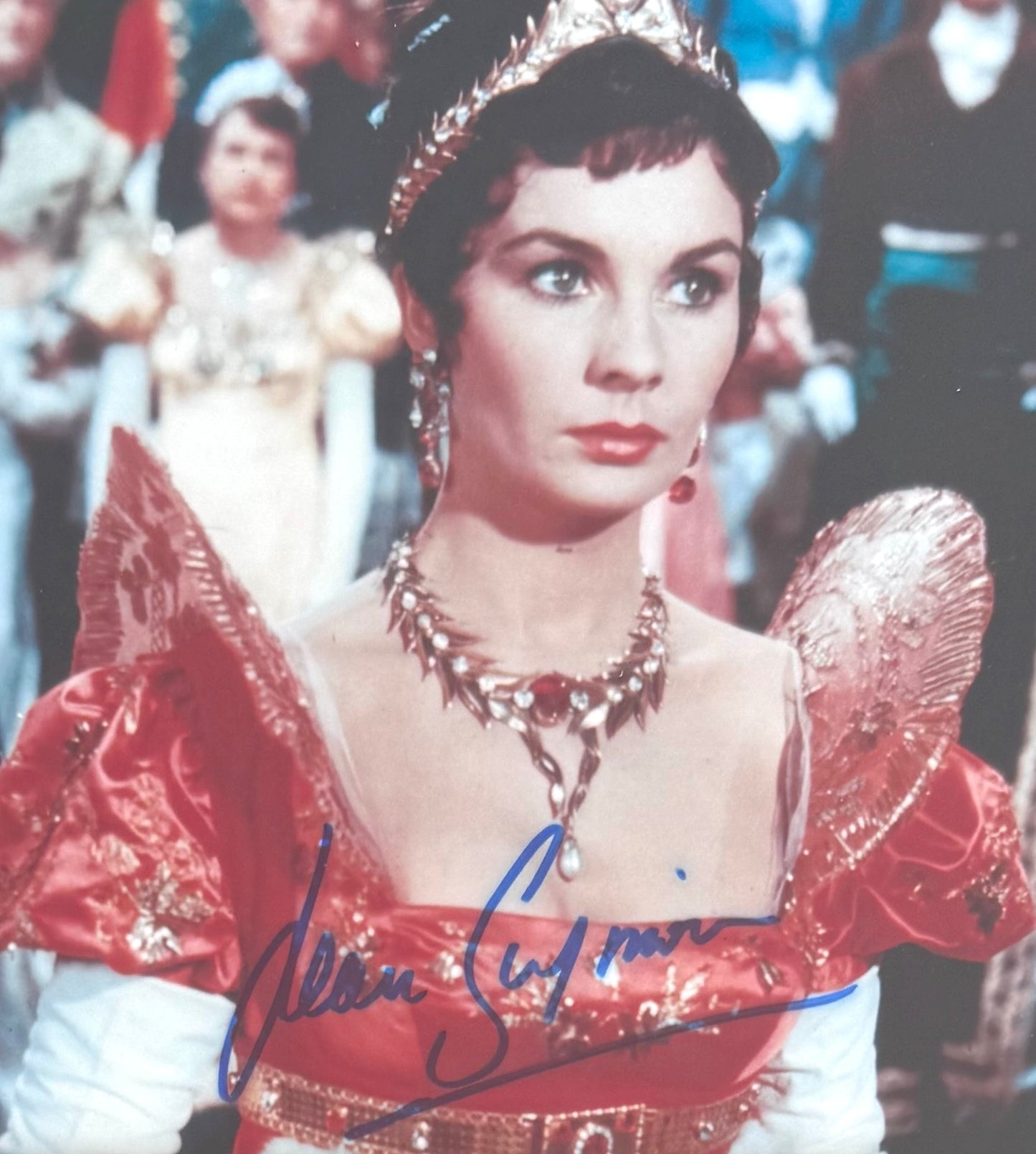 Jean Simmons, Actress, Hand Signed Framed Official Desiree Film Photo & AFTAL COA