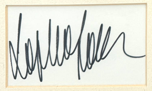 Sophia Loren, Guaranteed Hand Signed Card Presentation, Framed (30cm x 20cm) & AFTAL Member COA