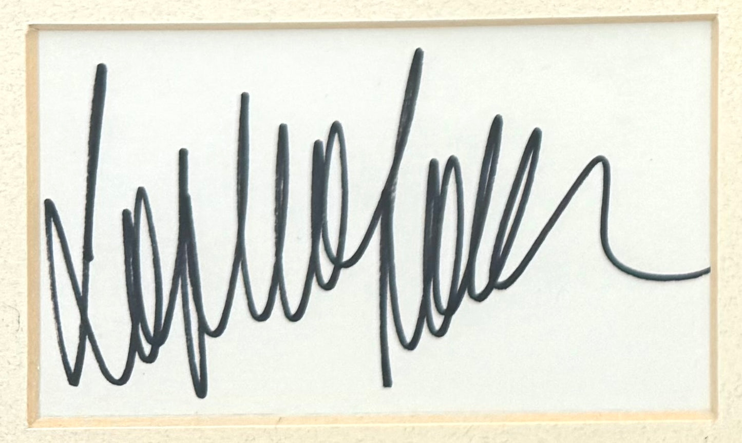 Sophia Loren, Guaranteed Hand Signed Card Presentation, Framed (30cm x 20cm) & AFTAL Member COA