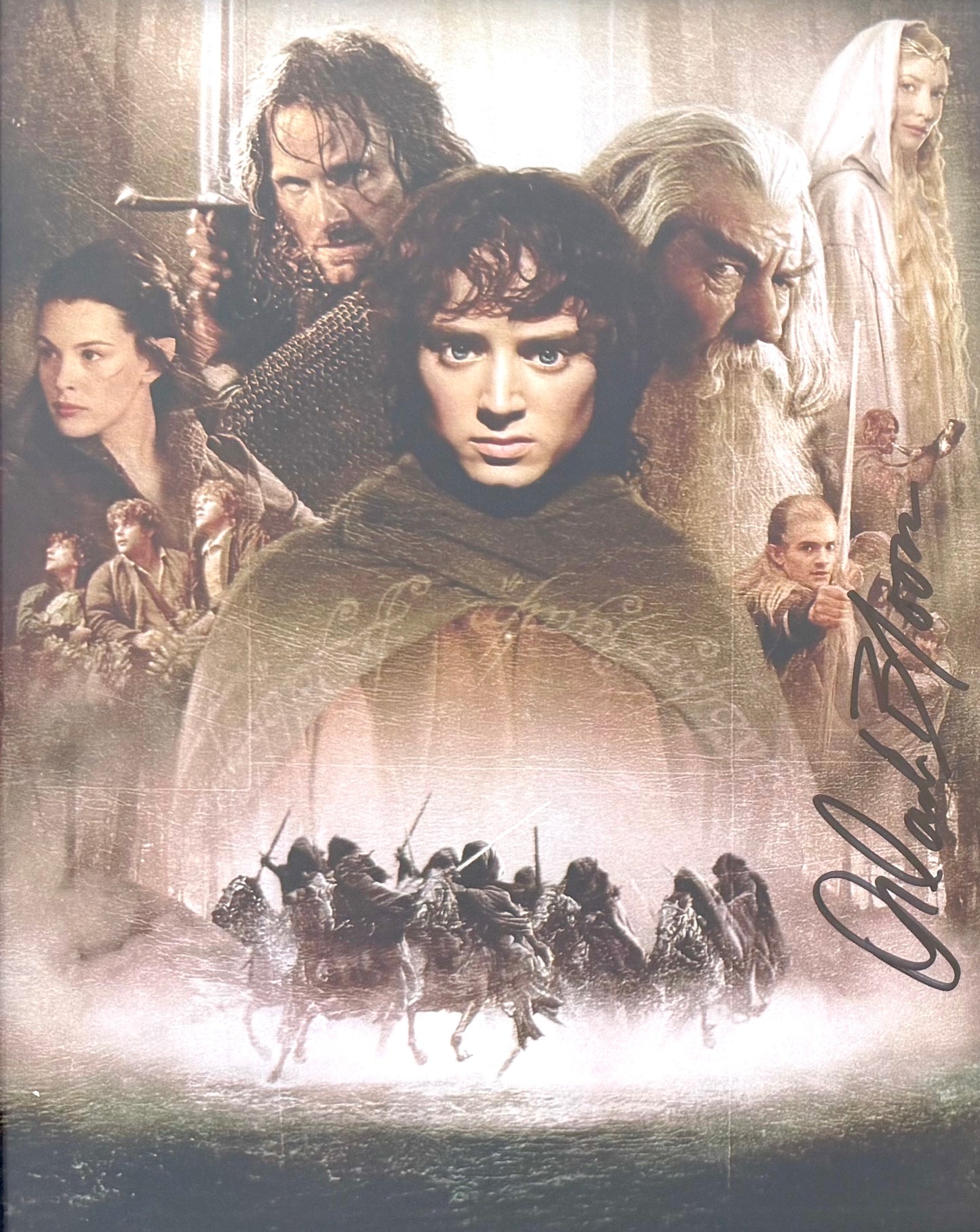 Orlando Bloom Hand Signed Framed (25cm x 20cm) Lord Of The Rings Photo With UACC COA