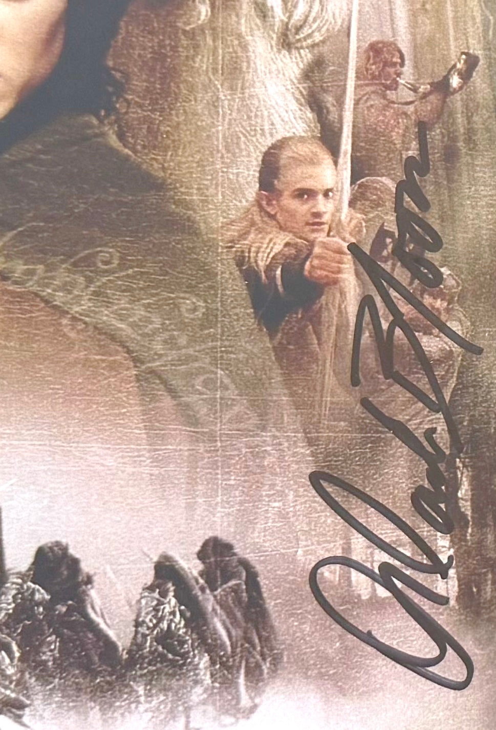 Orlando Bloom Hand Signed Framed (25cm x 20cm) Lord Of The Rings Photo With UACC COA