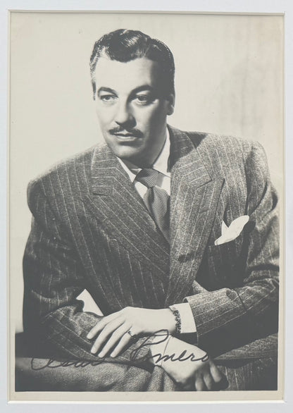 Cesar Romero, Iconic 'The Joker' Actor, Hand Signed Framed Photo With AFTAL COA