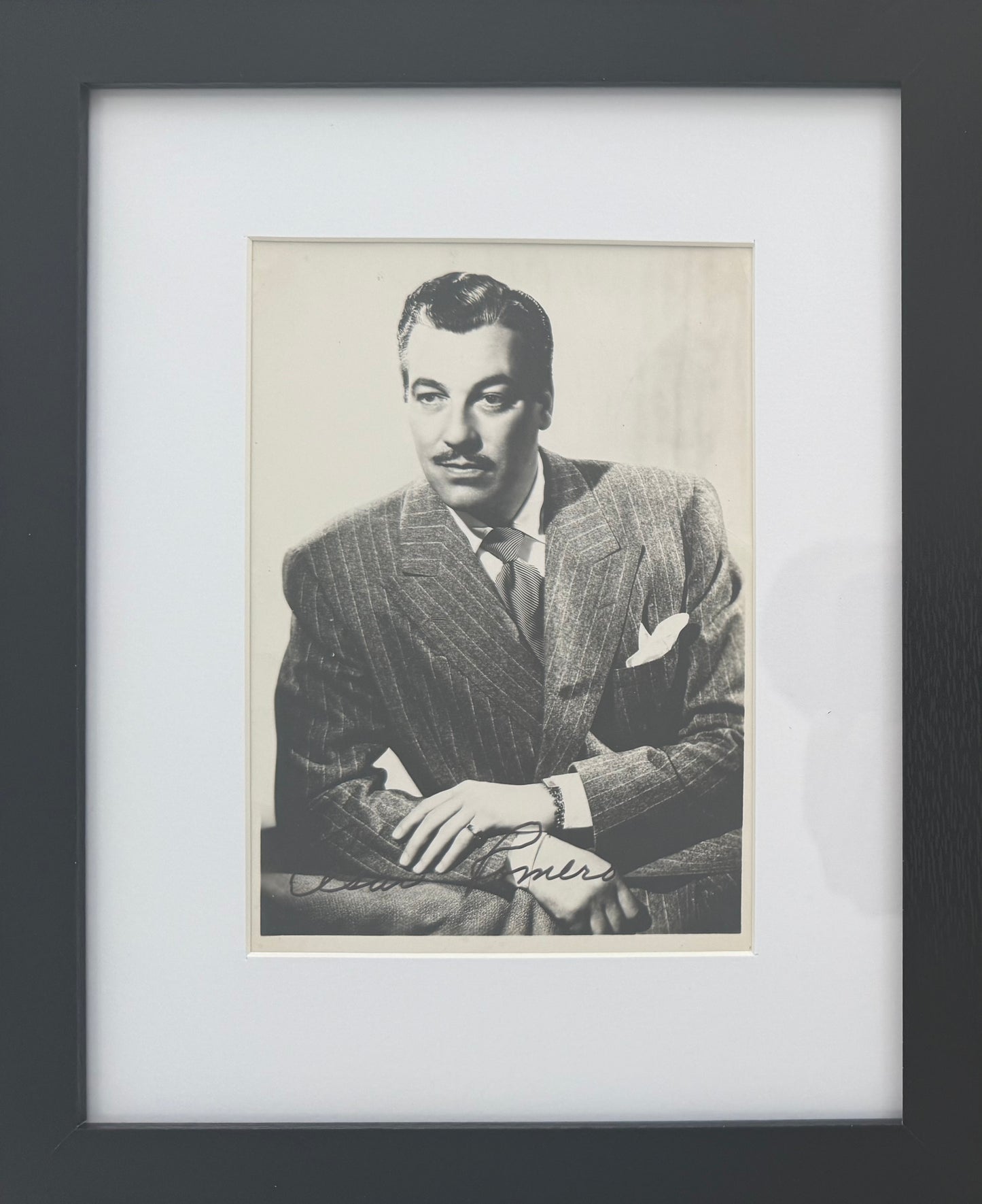Cesar Romero, Iconic 'The Joker' Actor, Hand Signed Framed Photo With AFTAL COA