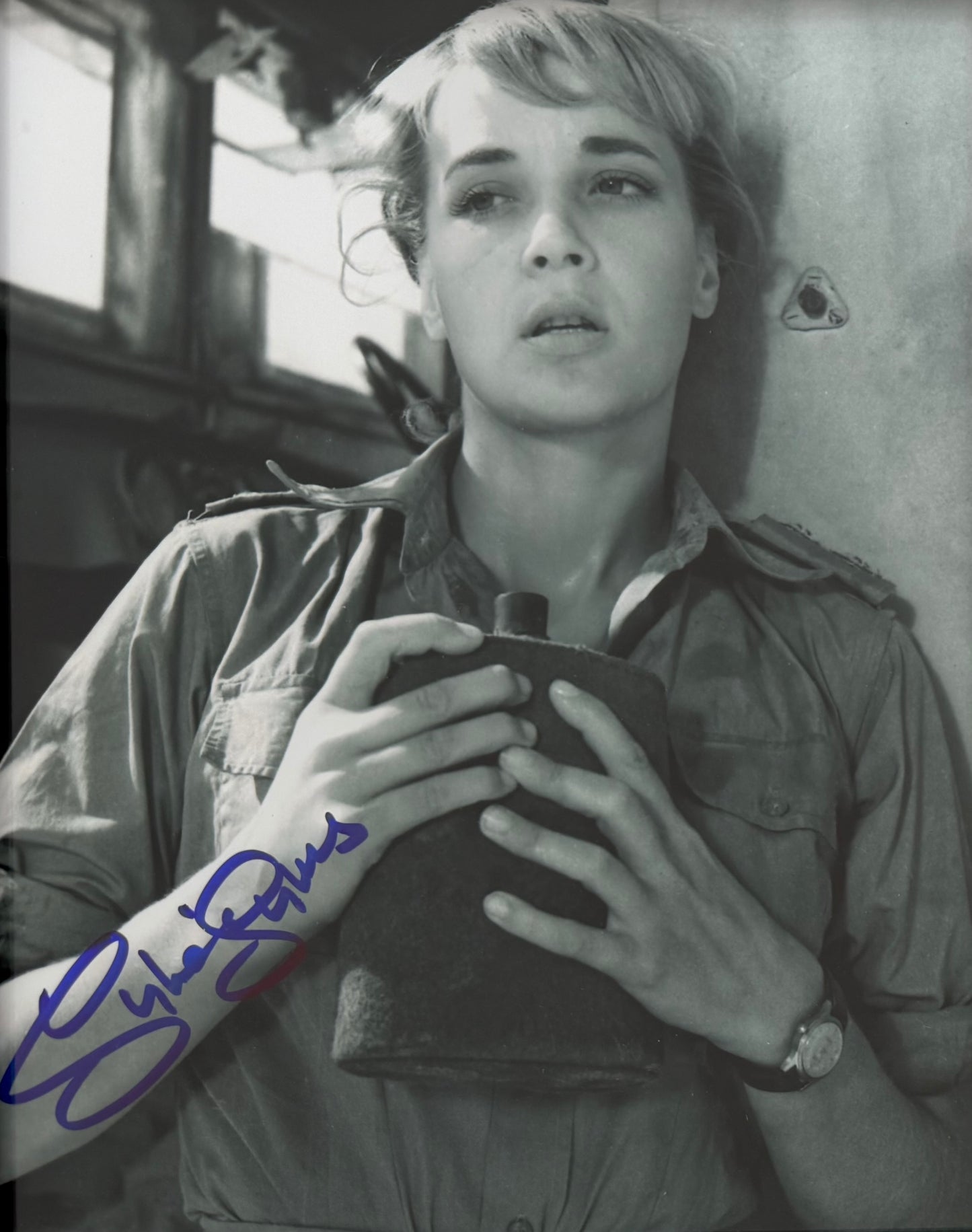 Sylvia Syms, Actress, Hand Signed Framed Official 'Ice Cold In Alex' Film Photo & COA