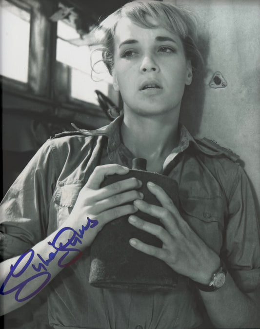 Sylvia Syms, Actress, Hand Signed Framed Official 'Ice Cold In Alex' Film Photo & COA