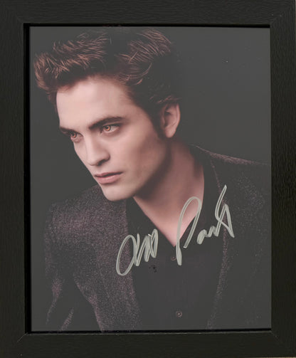 Robert Pattinson, Hand Signed Framed 25cm x 20cm Original 'Twilight' Photo & COA