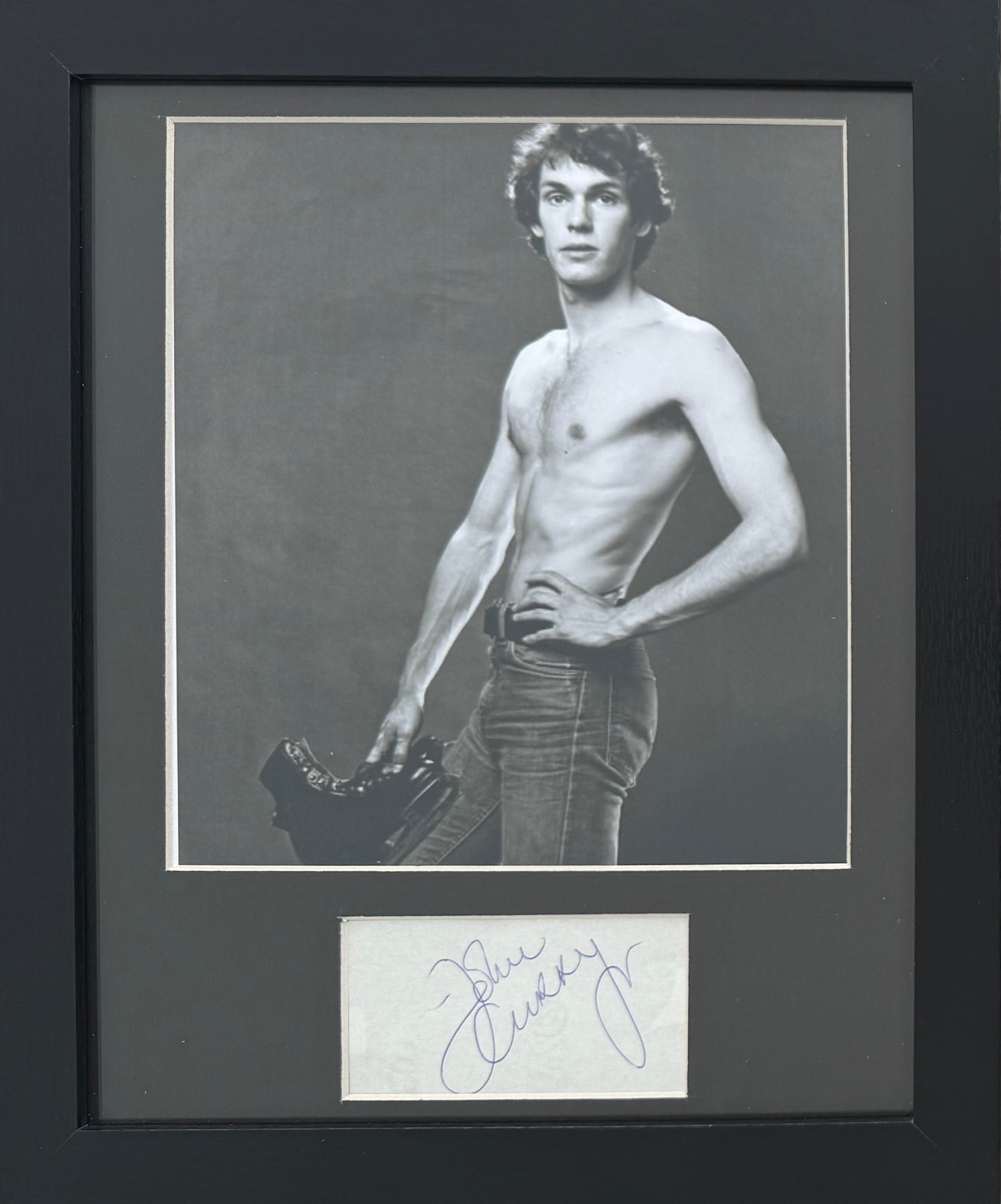 John Curry, Olympic Ice Skating  Legend, Hand Signed Card, Photo Presentation With COA
