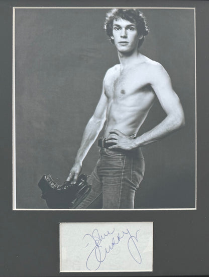 John Curry, Olympic Ice Skating  Legend, Hand Signed Card, Photo Presentation With COA