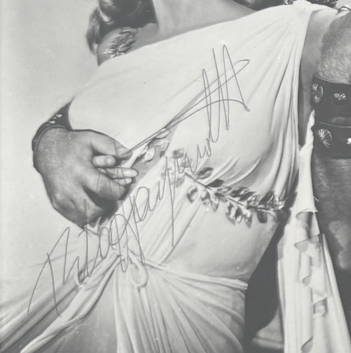 Rita Hayworth, Hollywood Actress, Hand Signed Framed Postcard & COA