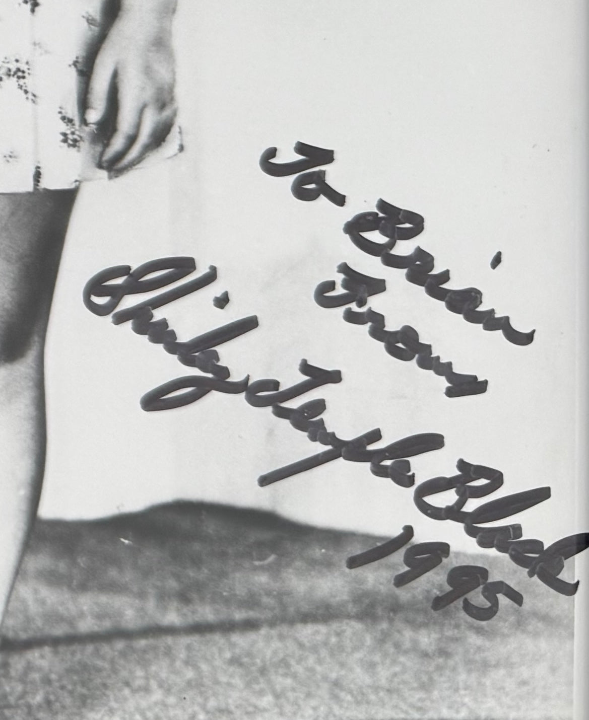 Shirley Temple 'Black', Hand Signed Framed 25cm x 20cm Photo With COA