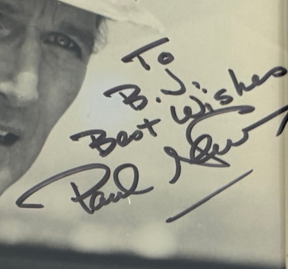 Paul Newman, Hand Signed Framed 'Harry & Son' Publicity Photo & COA