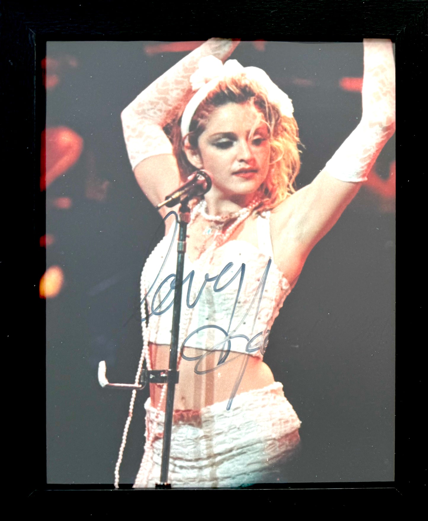 Madonna, Actress, Singer, Cultural Icon, Hand Signed Framed Photo With COA