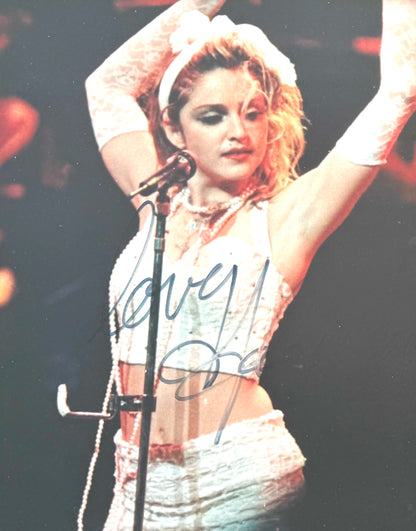 Madonna, Actress, Singer, Cultural Icon, Hand Signed Framed Photo With COA