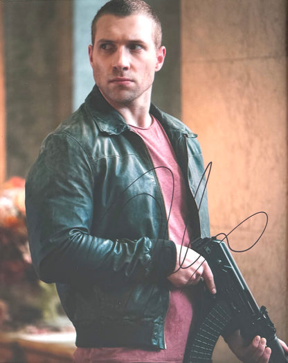 Jai Courtney, Hand Signed Framed 25cm x 20cm Original 'Die Hard 5' Photo & UACC/AFTAL COA