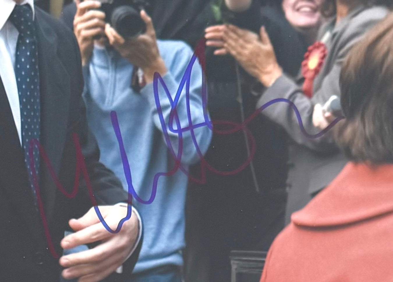 Michael Sheen, Hand Signed Framed 25cm x 20cm Original 'The Queen' Photo & UACC/AFTAL COA