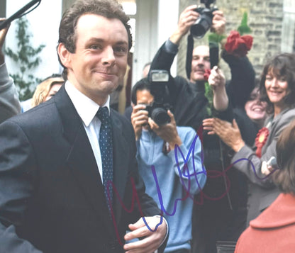 Michael Sheen, Hand Signed Framed 25cm x 20cm Original 'The Queen' Photo & UACC/AFTAL COA