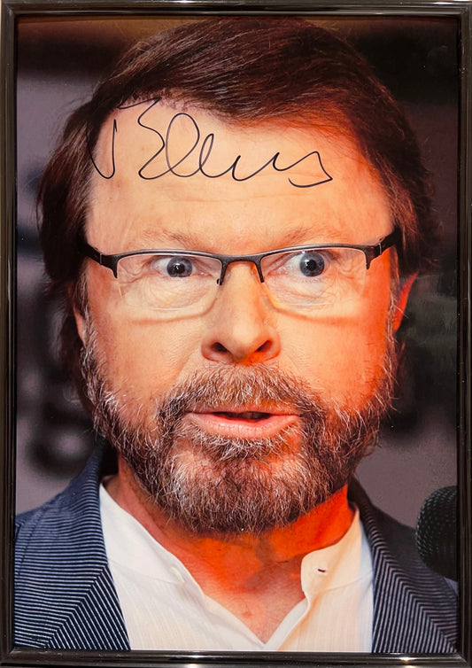 BJORN ULVAEUS ABBA BAND MEMBER HAND SIGNED PHOTO WITH COA