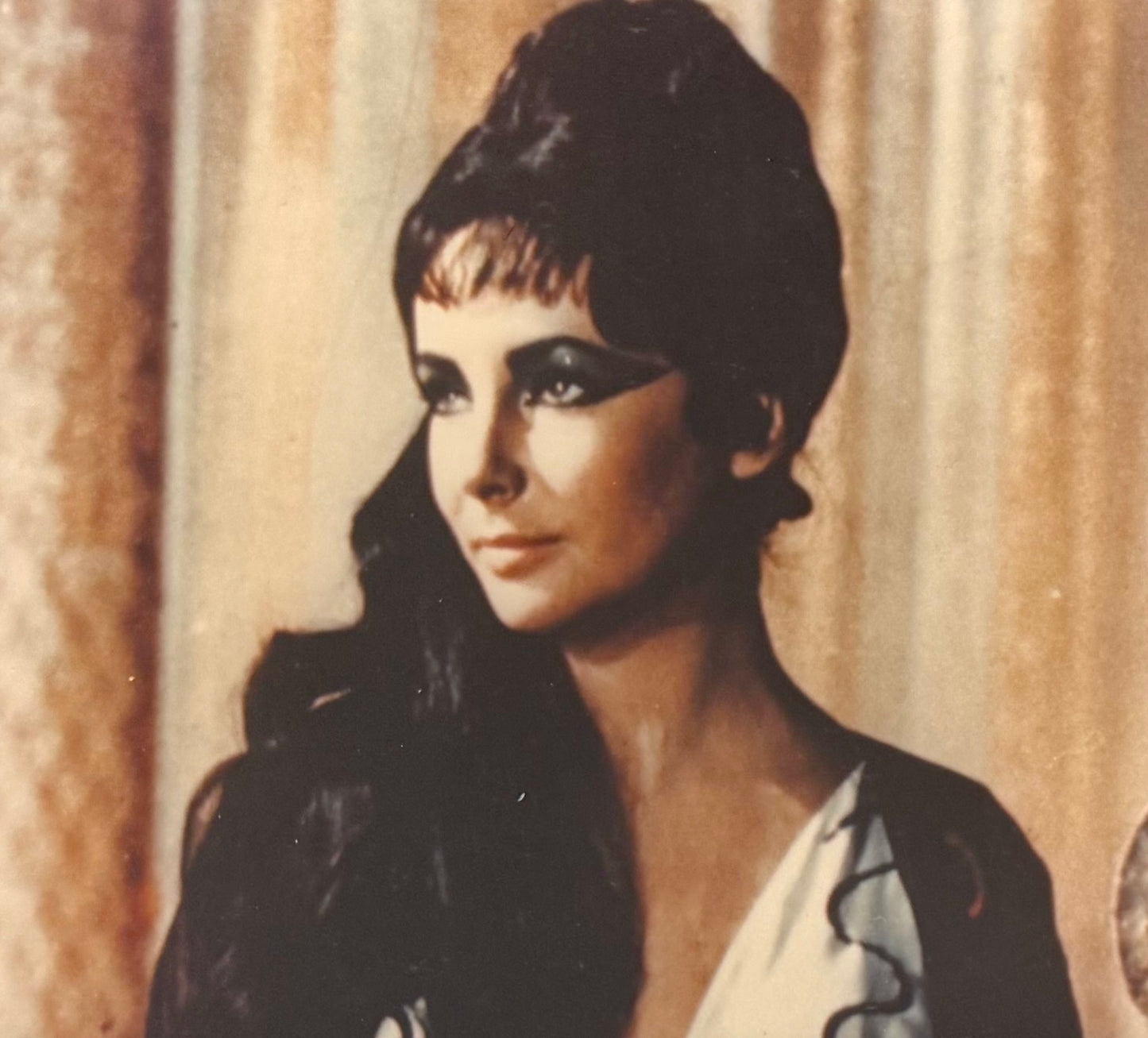 Elizabeth Taylor Genuine Hand Signed Card, With Mounted Photo Presentation & COA