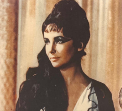 Elizabeth Taylor Genuine Hand Signed Card, With Mounted Photo Presentation & COA
