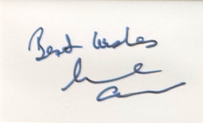 Michael Caine, Guaranteed Hand Signed Card With 'Zulu' Photo Presentation & COA