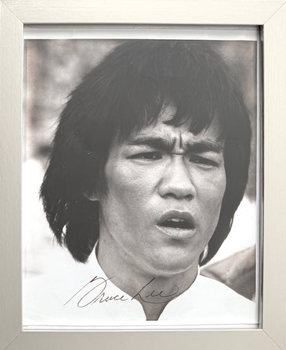 Bruce Lee, Iconic Actor, Martial Arts Legend, Hand Signed Original 25cm x 20cm Photo & COA