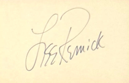Lee Remick, Guaranteed Hand Signed Card Presentation, Framed (38cm x 28cm) & COA