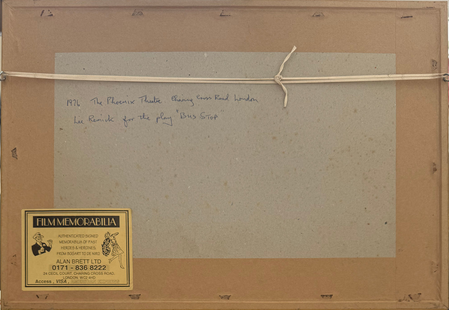 Lee Remick, Guaranteed Hand Signed Card Presentation, Framed (38cm x 28cm) & COA