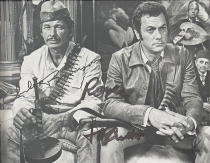 Charles Bronson, Tony Curtis, Hand Signed 'You Can't Win Em All' Photo & COA