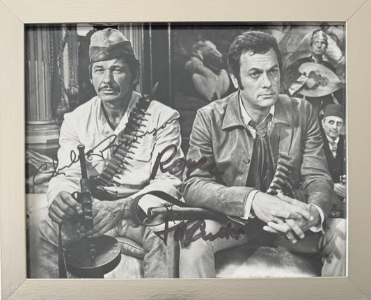Charles Bronson, Tony Curtis, Hand Signed 'You Can't Win Em All' Photo & COA