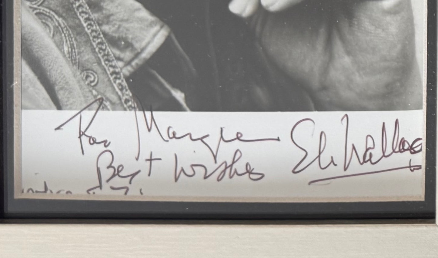 Eli Wallach Hand Signed Framed 'Magnificent 7' Publicity Photo & COA