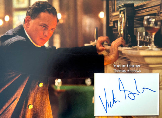 Victor Garber, Hand Signed 'Titanic' Card Presentation & COA