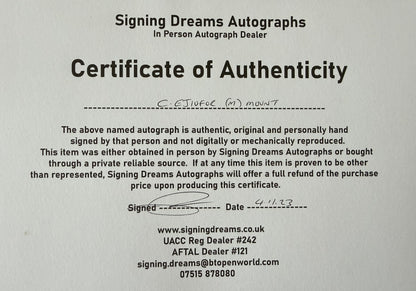 Chiwetel Ejiofor, Hand Signed 'Doctor Strange' Card Presentation & UACC/AFTAL COA