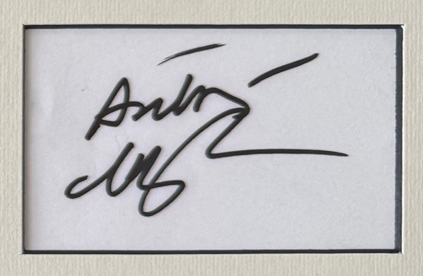 Anthony Minghella, Director, Hand Signed 40cm x 30cm Card Presentation & COA