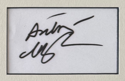 Anthony Minghella, Director, Hand Signed 40cm x 30cm Card Presentation & COA