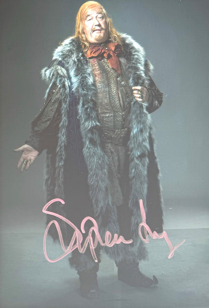 Stephen Fry, Hand Signed Framed 30cm x 20cm Original Photo & AFTAL COA